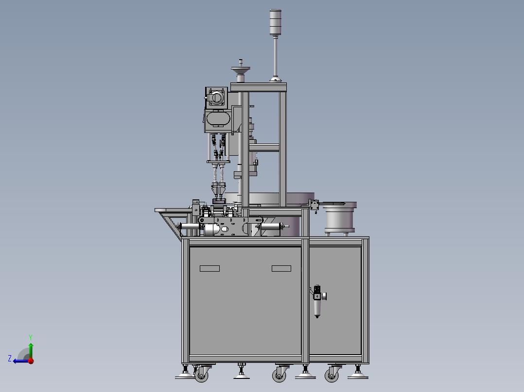全自动锁螺丝机、实用型锁螺丝机右视图