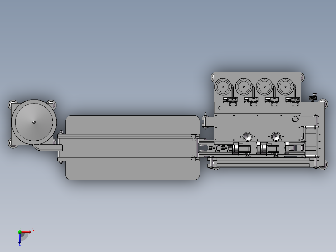 全自动锁螺丝机、实用型锁螺丝机俯视图