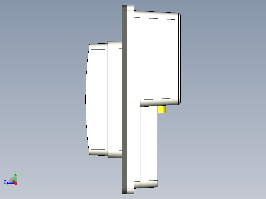 非接触式读卡器UX400右视图