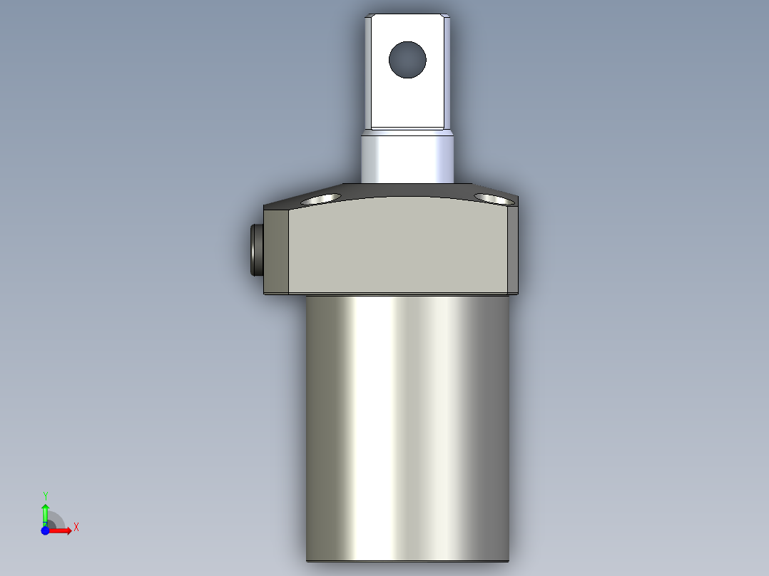 KOSMEKLHS0550-Cx-P多系列多零件图纸模型前视图
