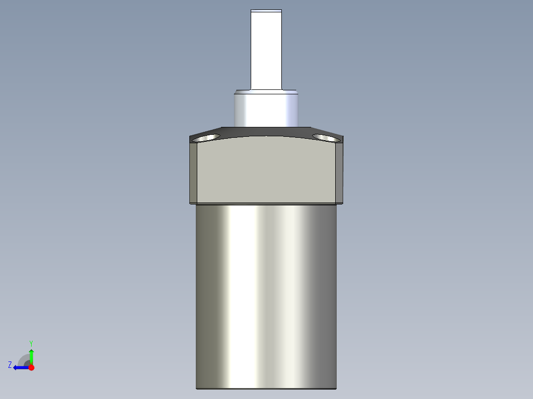 KOSMEKLHS0550-Cx-P多系列多零件图纸模型右视图