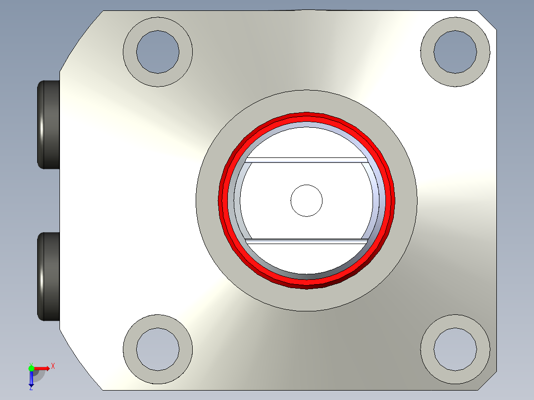 KOSMEKLHS0550-Cx-P多系列多零件图纸模型俯视图