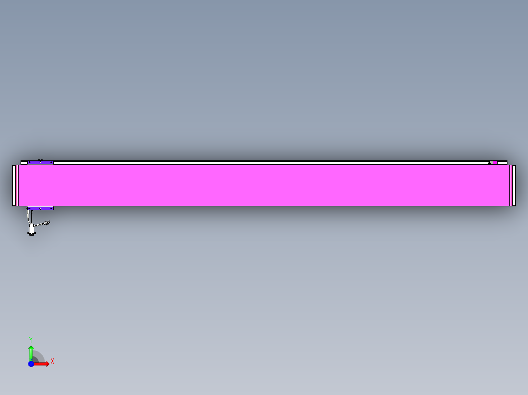 威洛博VL系列直线电机模组-VL17E1-S1850前视图