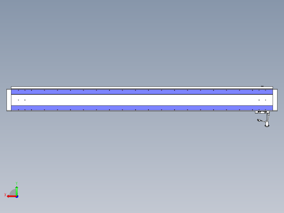 威洛博VL系列直线电机模组-VL17E1-S1850后视图
