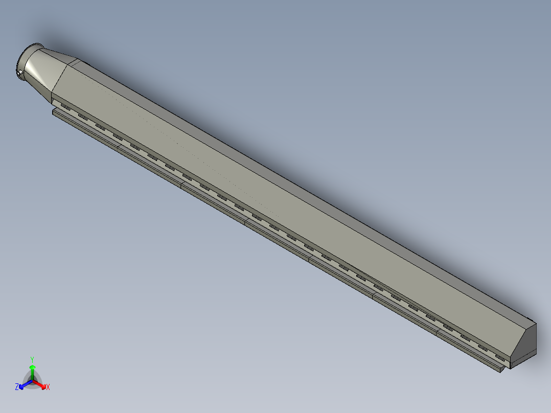 真空箱接油罩正等轴测图