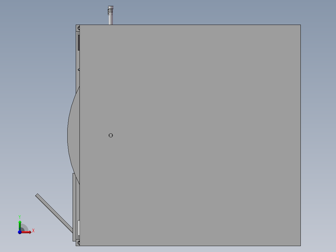 注塑机上料机械手前视图