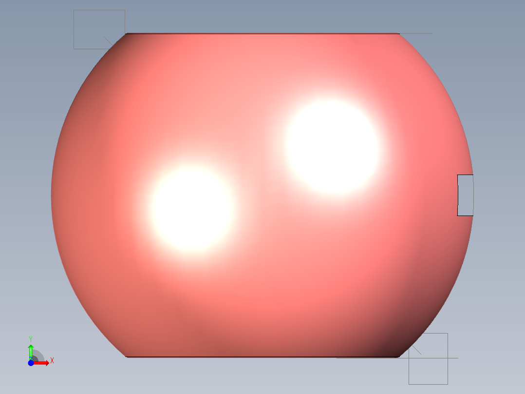 管道手动球阀-水管开关阀-手动阀门User Library-MD52C150DN65-2_MD52DN65.BP前视图