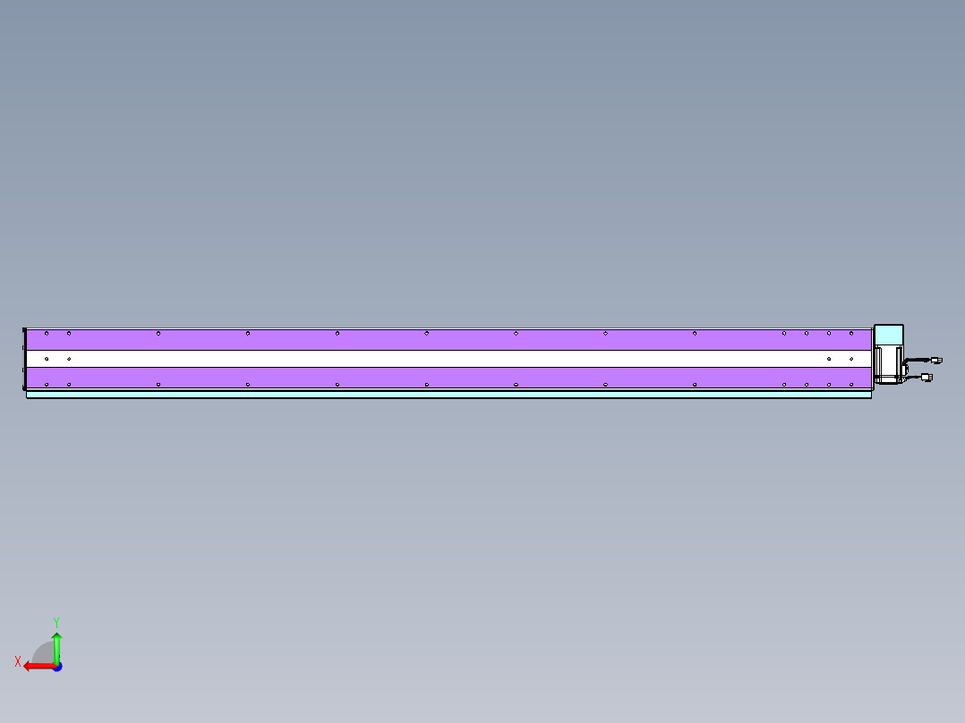 威洛博VBF同步带传动一般环境VBF14-L45-S1600-BRD-ZP40-C3后视图