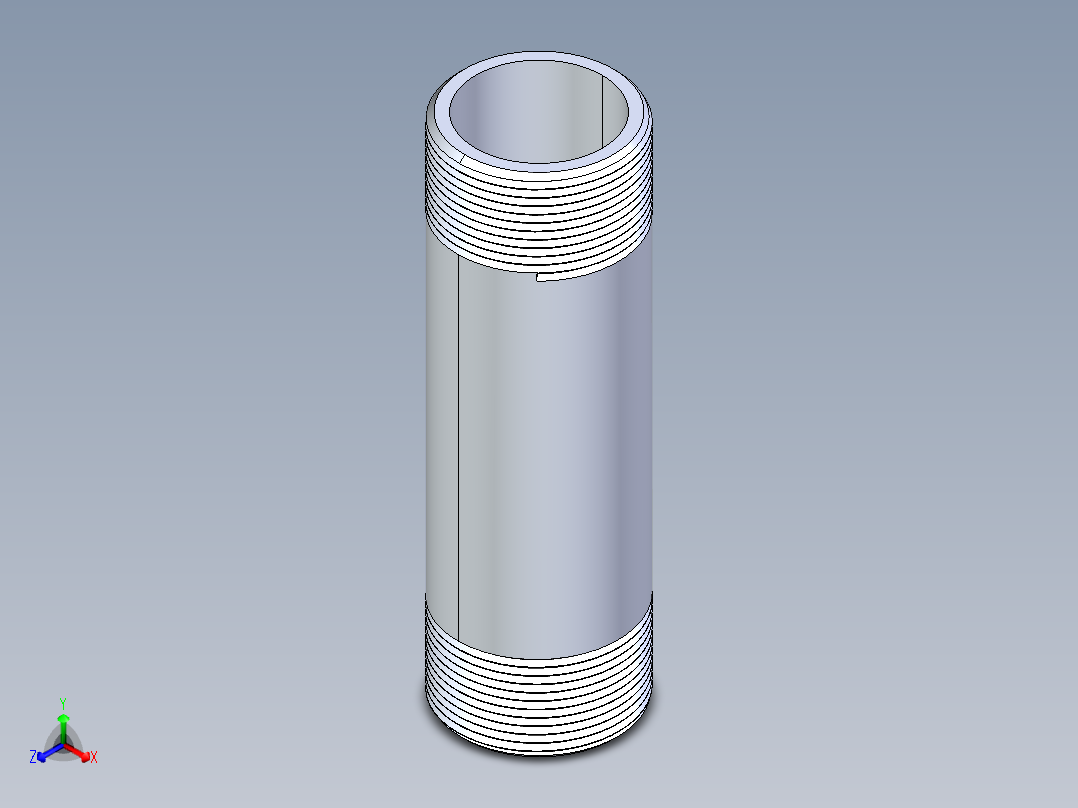 聚氯乙烯配件33-Sch80_Nipple_MPTxMPT_861-218_1.5in x 6in