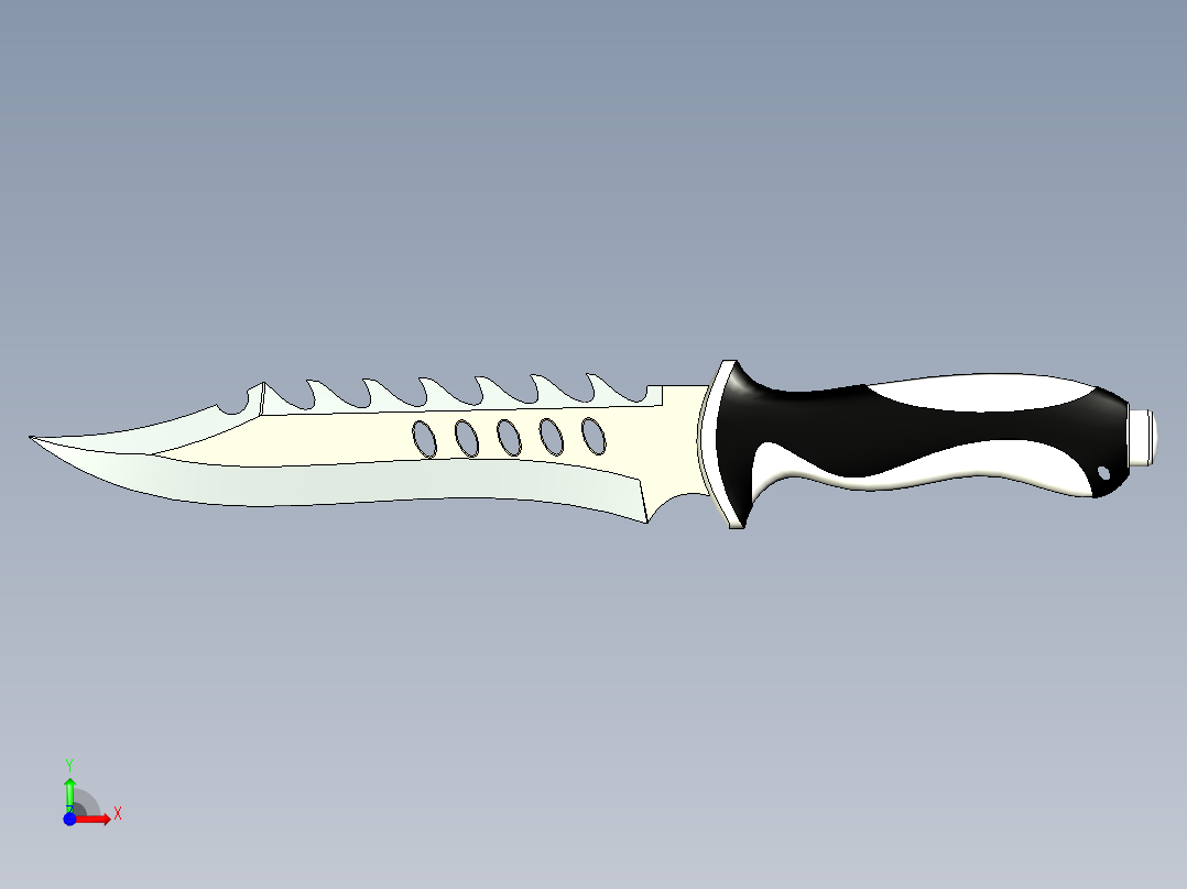 僵尸杀手刀前视图