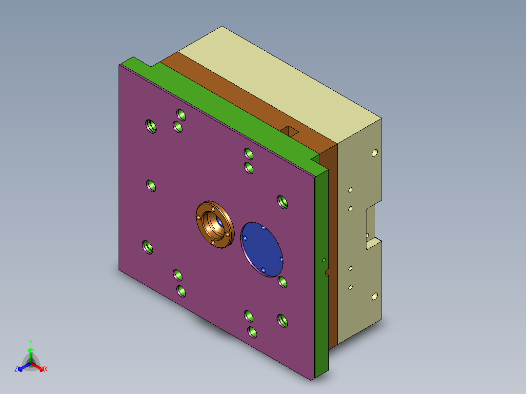 高效3D模具图（冷流道+热流道+叠层）