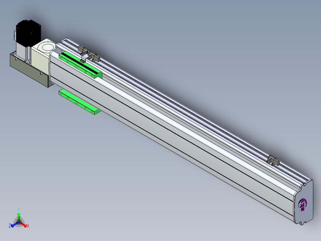 同步带滑台-半封闭B13H-L45-S700-L-P40-D3