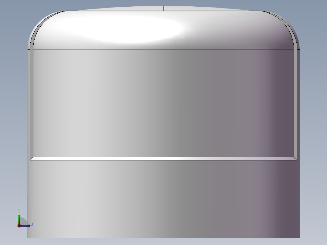 圆管帽 DN10左视图