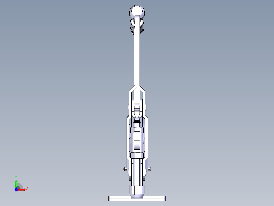 德克斯TUNKERS气缸数模T2-67S前视图