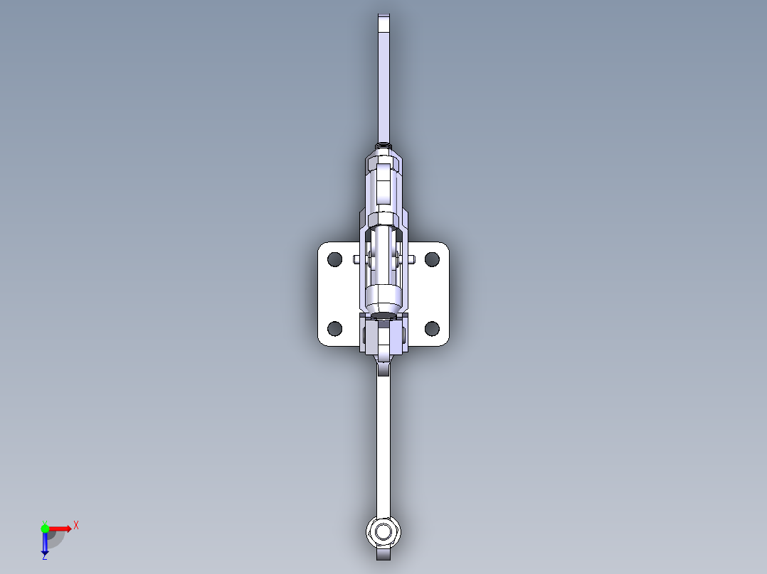德克斯TUNKERS气缸数模T2-67S俯视图