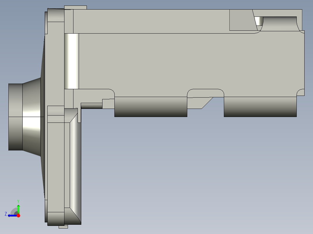 12.8㎜ x 2.3㎜侧面操纵边缘贴装轻触开关右视图