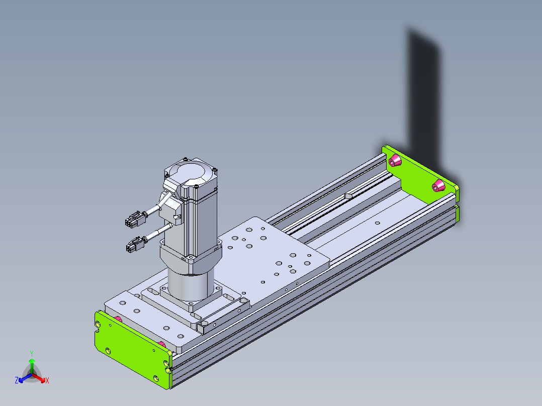 东锦齿条传动DH136G-S200-BU-减速机+P400W