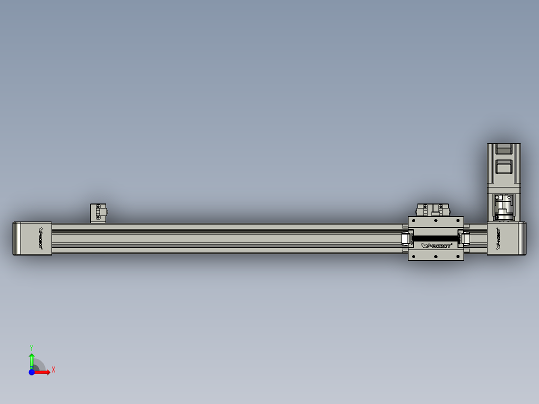 威洛博LB.GB同步带传动--欧规系列EBF5-L11-S600-BL-P20-C4前视图