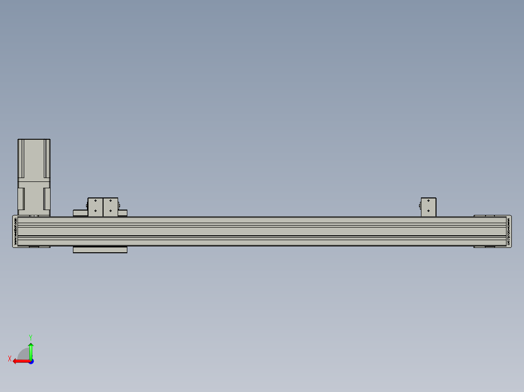 威洛博LB.GB同步带传动--欧规系列EBF5-L11-S600-BL-P20-C4后视图