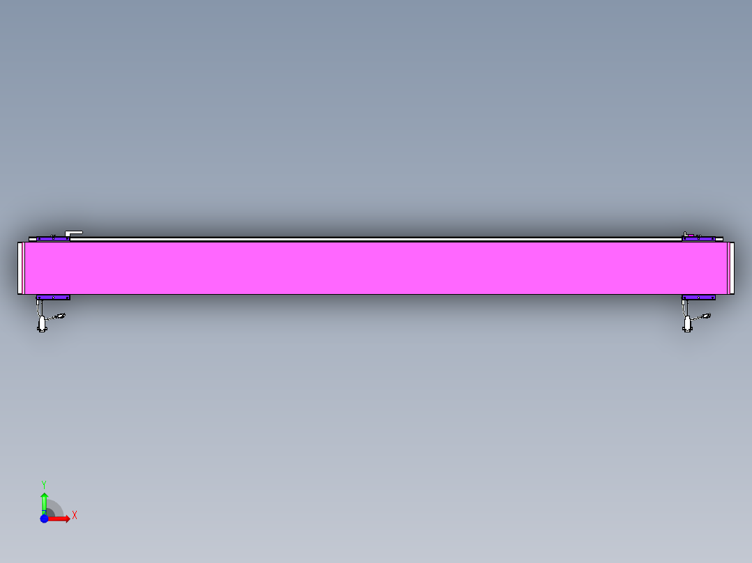 威洛博VL系列3d模型模组2VL17E1Y-S1950前视图