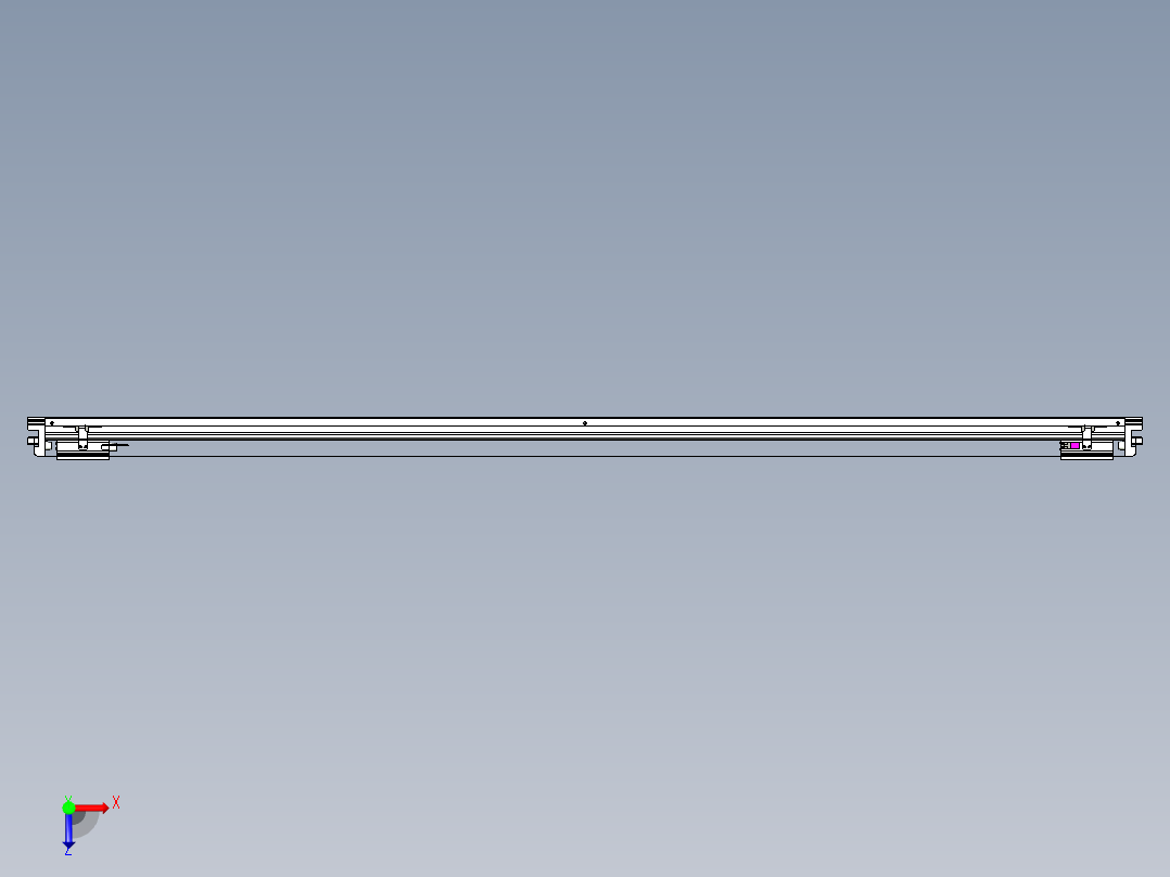 威洛博VL系列3d模型模组2VL17E1Y-S1950俯视图