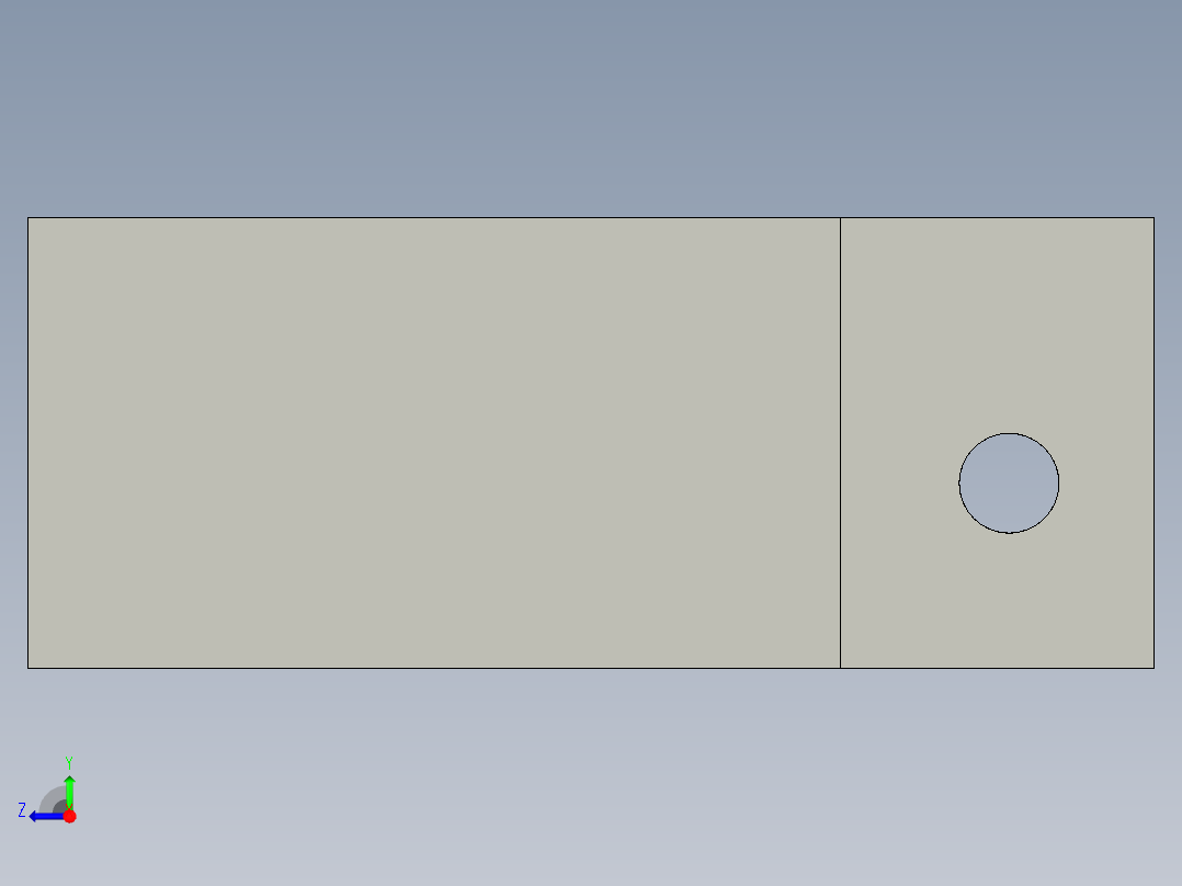 固定塊TB-3D多系列多零件图纸模型右视图