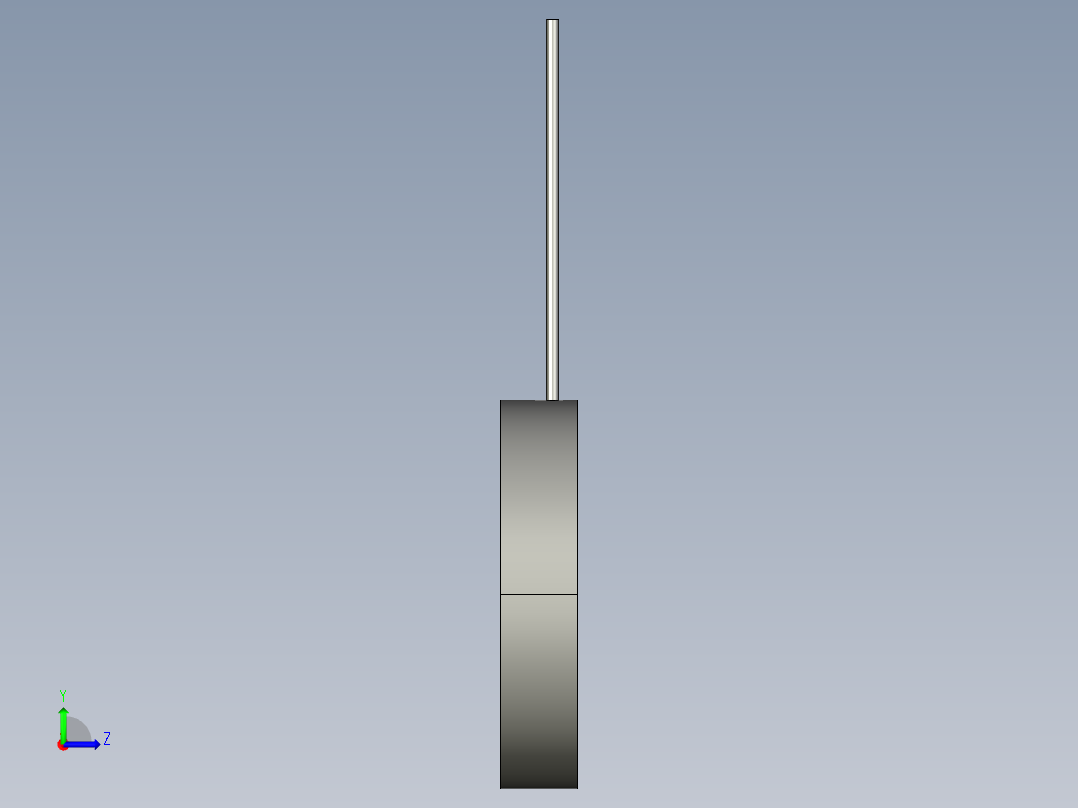 基恩士CA-DRW10F_kc图纸模型左视图