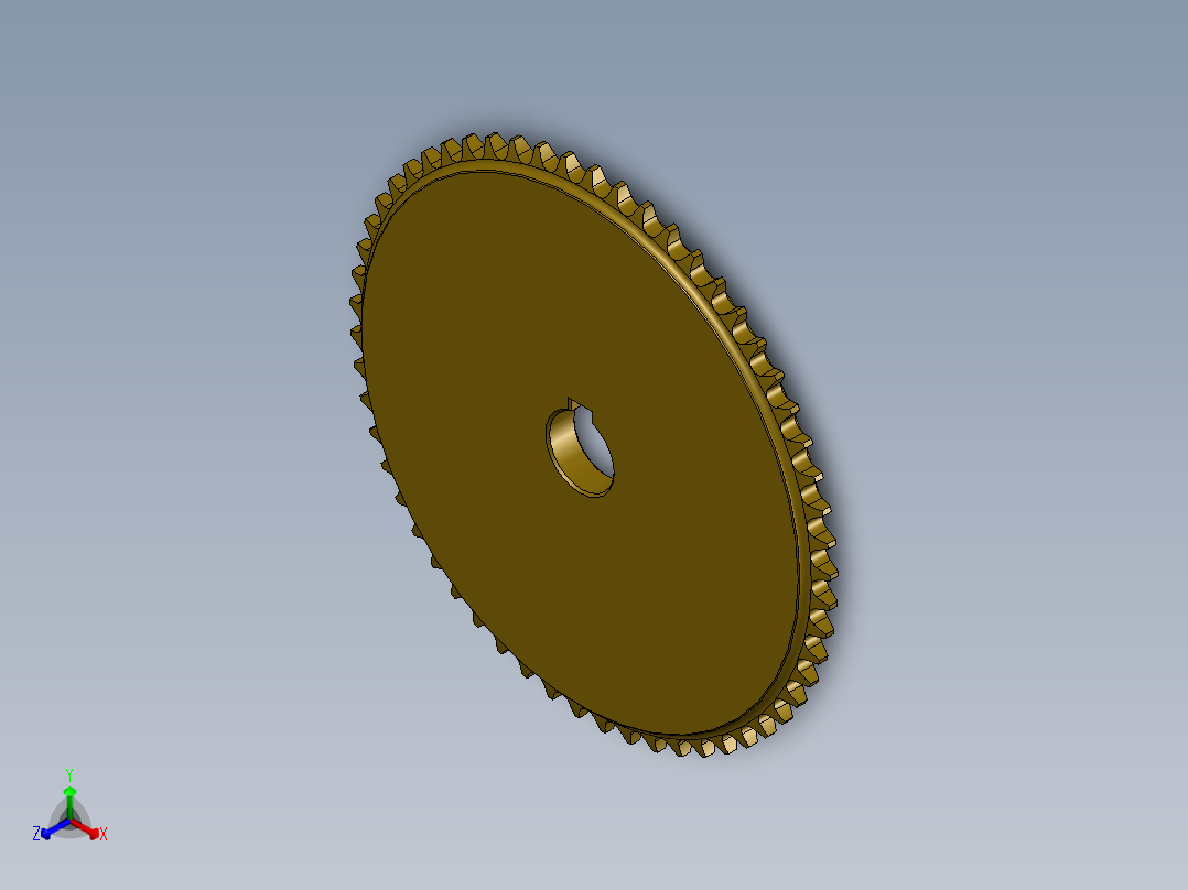 大轮正等轴测图