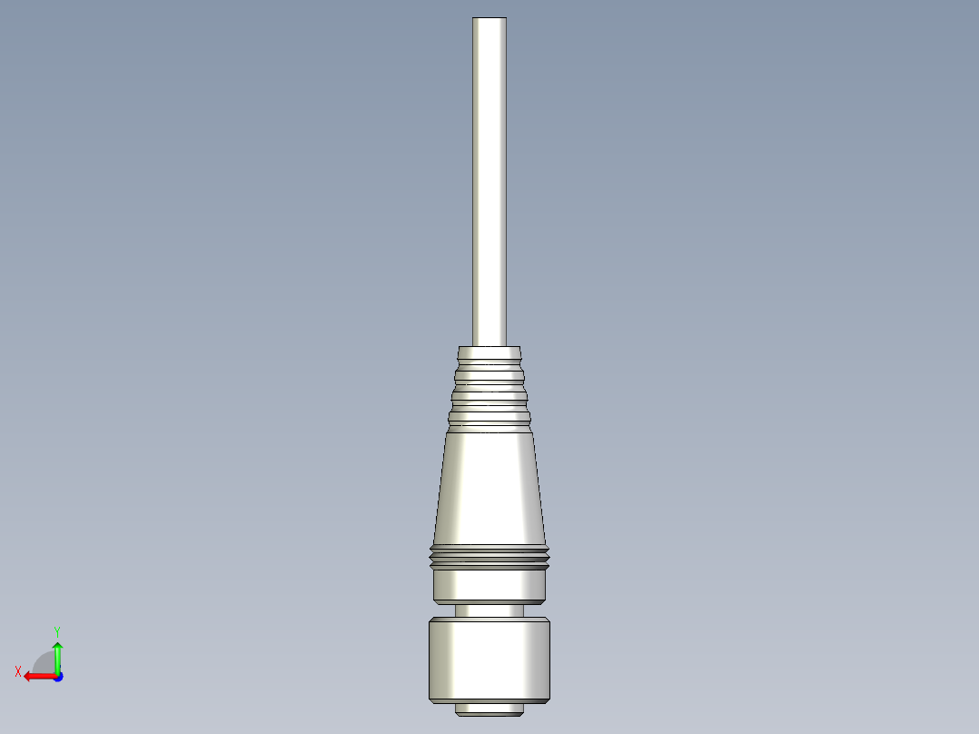 基恩士OP-75721_2_kc图纸模型后视图