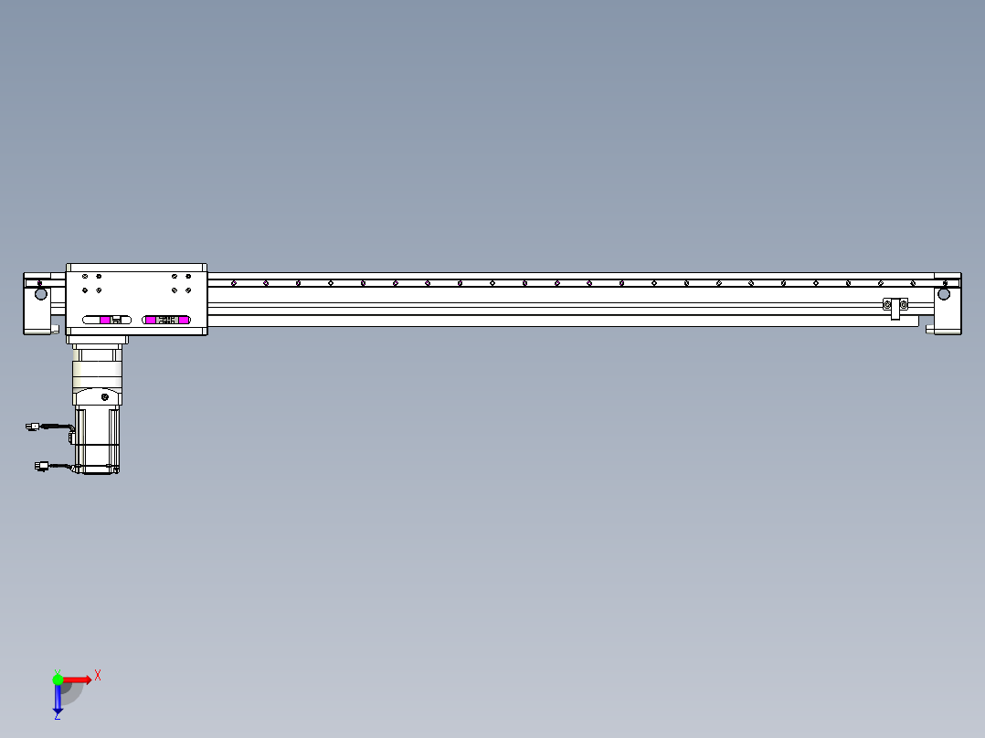 威洛博VG 系列模组VG8Z-L50π-S1320-BC-ZP75B-C3-K俯视图