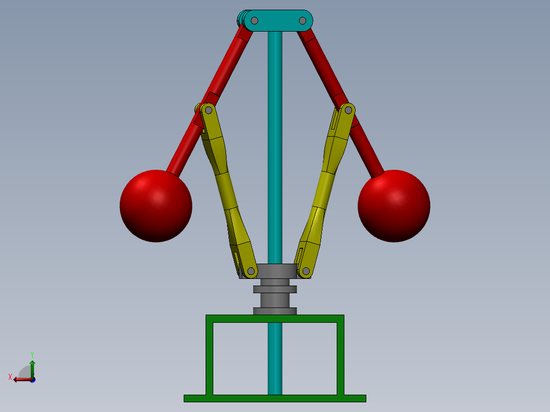 离心式调速器设计三维模型1334907===vip后视图