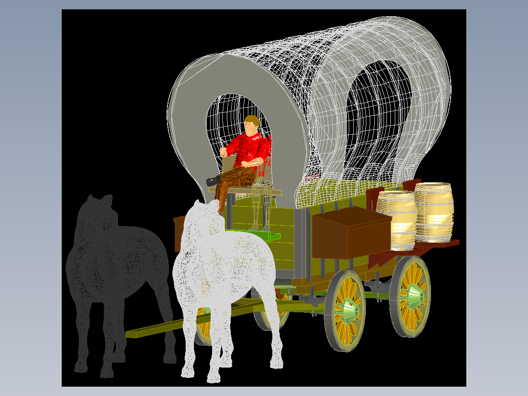 四轮<span style='color: red'>马车</span>