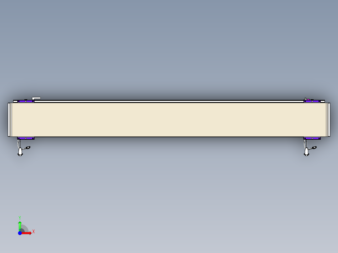 威洛博VL系列直线电机模组-2VL22H1-S1700前视图