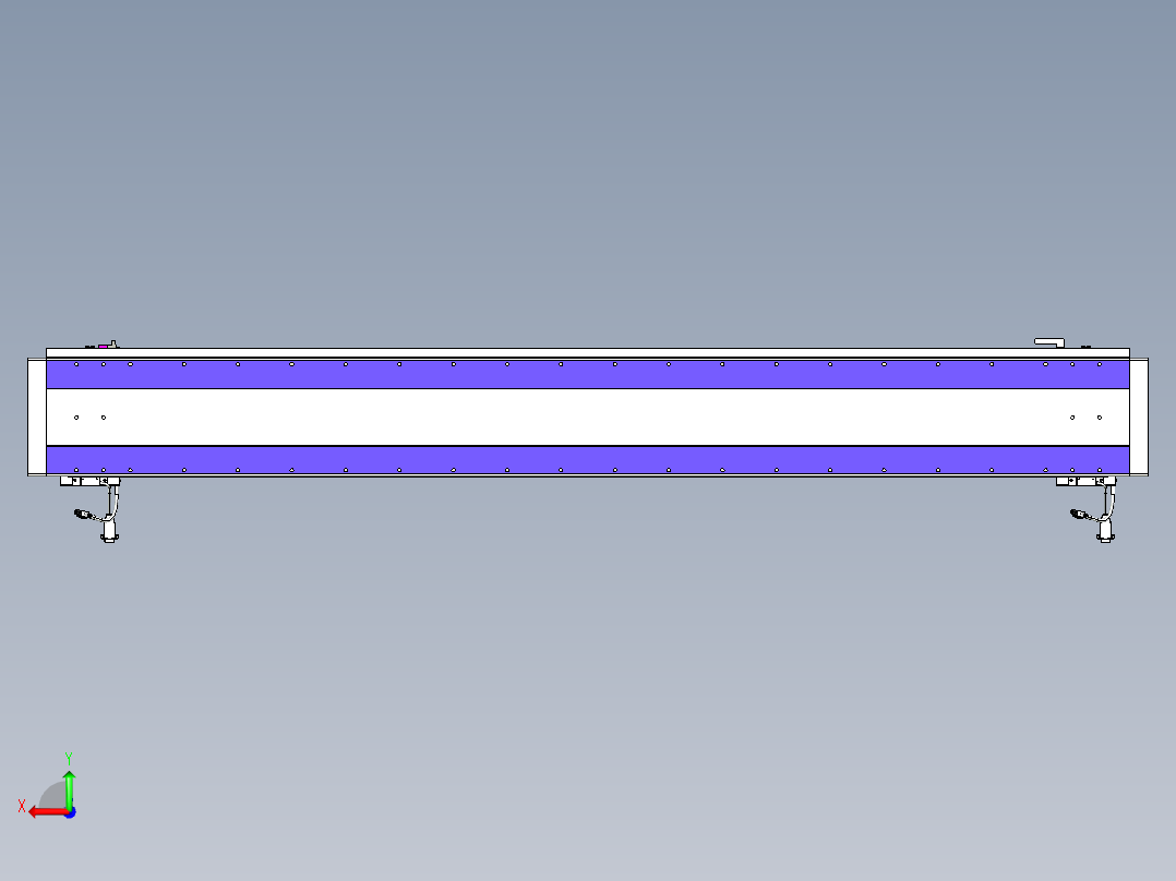 威洛博VL系列直线电机模组-2VL22H1-S1700后视图