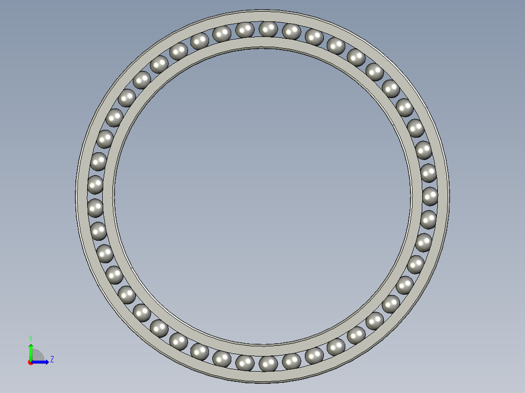 深沟球轴承61834左视图