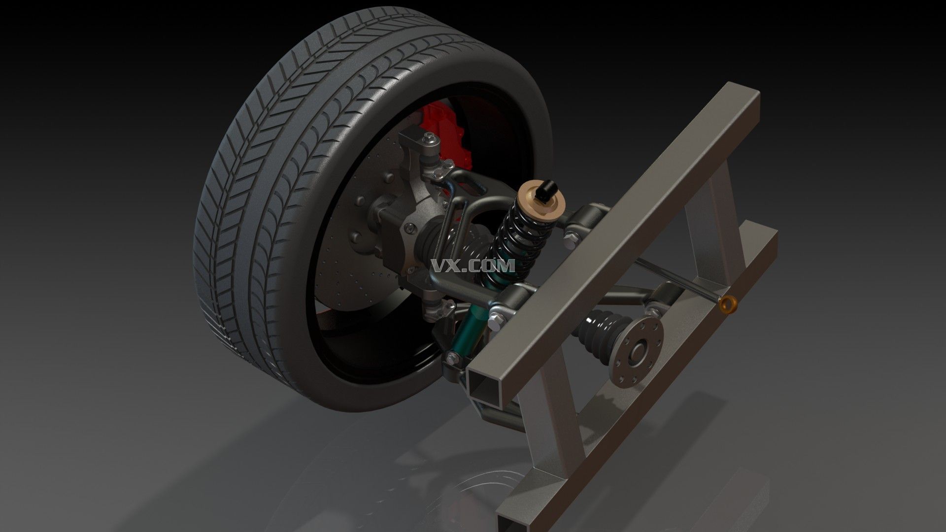 重型越野汽车悬架系统优化设计含三维图 470797