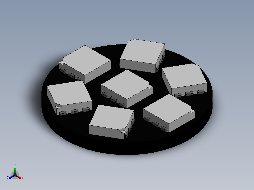 RGB氛围灯11正等轴测图