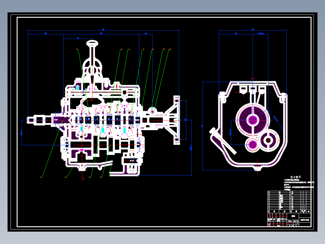Q475-轻型货车变速器设计