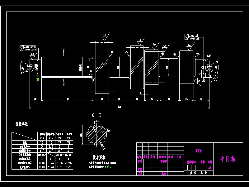 Q475-轻型货车变速器设计