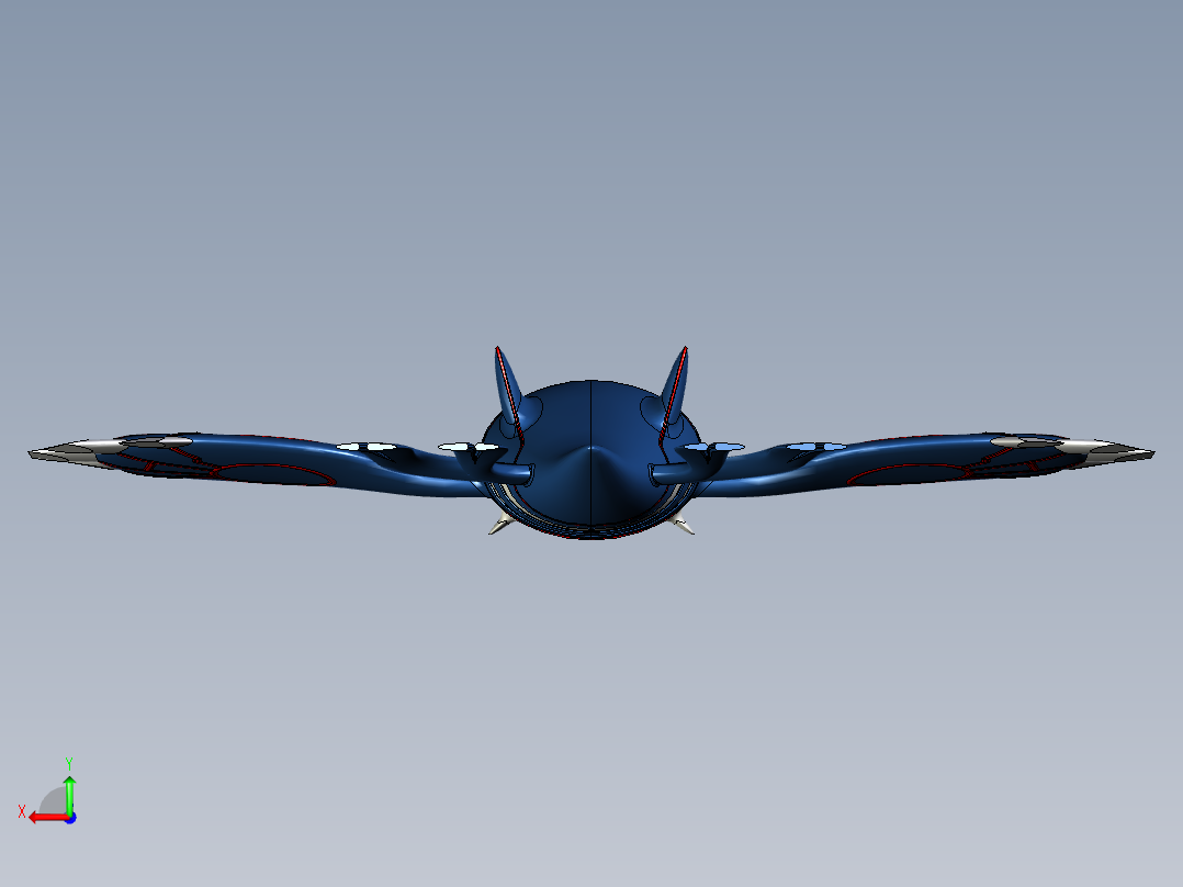 口袋妖怪-京格雷后视图