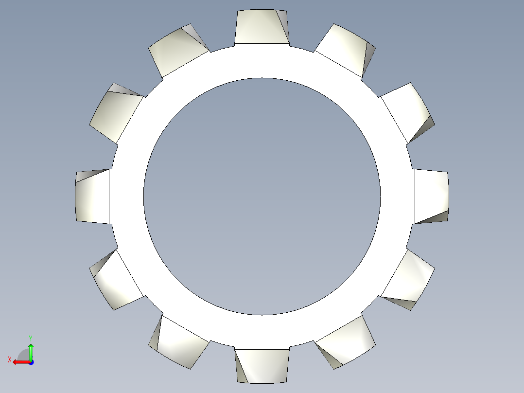 垫圈 外牙锁 公制-EXTERNAL TOOTH LOCK WASHER for M12 SCREW.x_t后视图