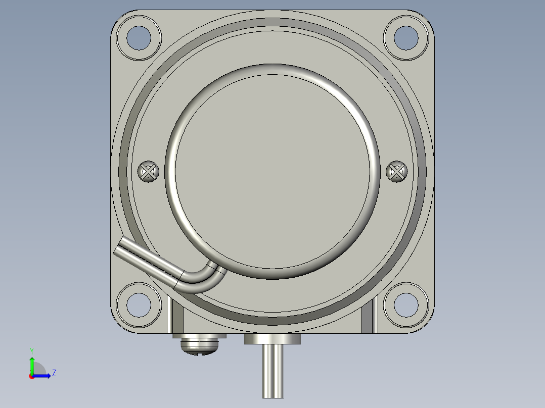 M61X3GV4L+MX6G3BA微型齿轮调速马达左视图