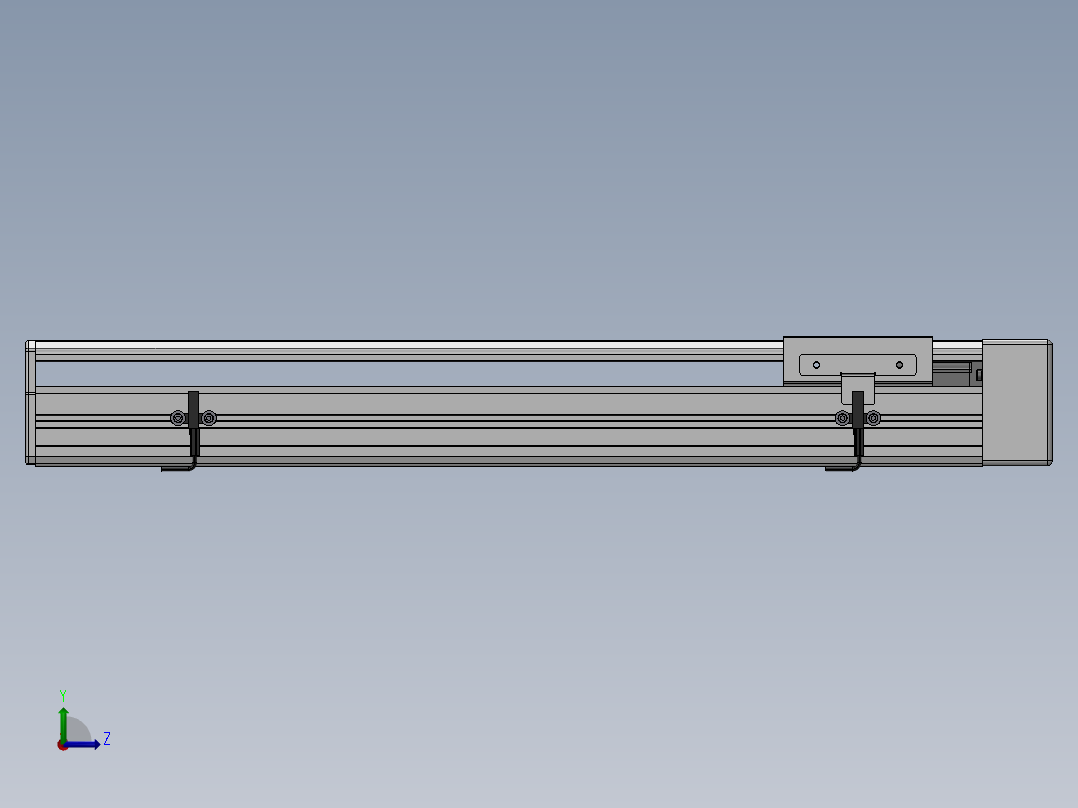 精密模组MY130-T10-400L-BL-P20B-C4-C左视图