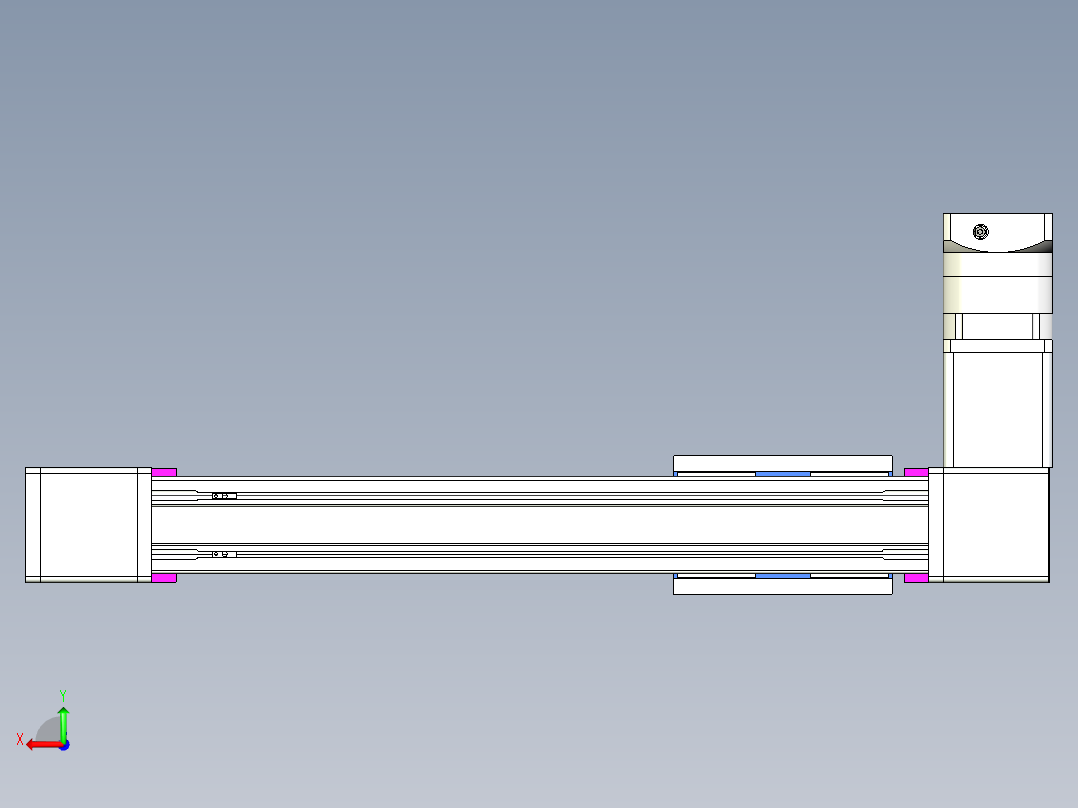 威洛博LB.GB同步带传动--欧规系列GB8-L192-S400-BR-P75-K后视图