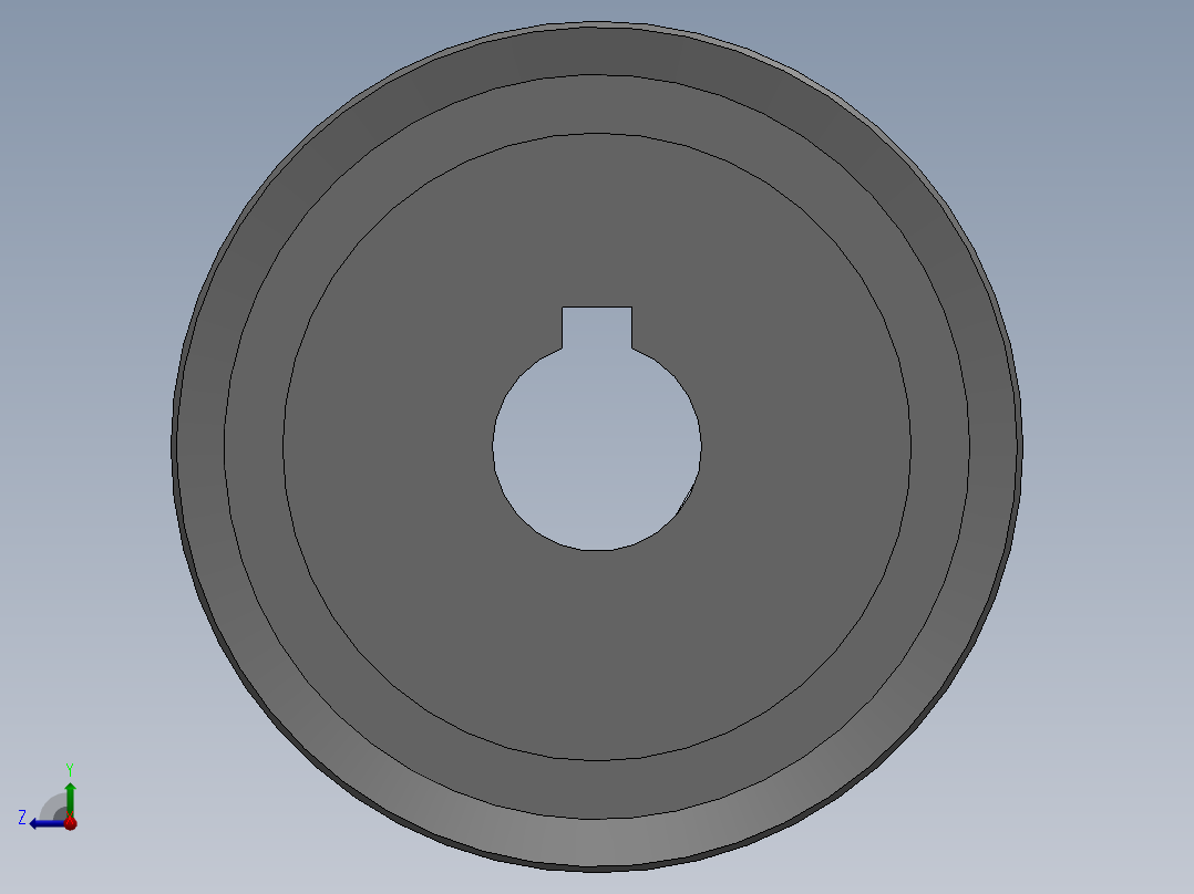 同步带轮ATPT18L100-A-P10_b右视图