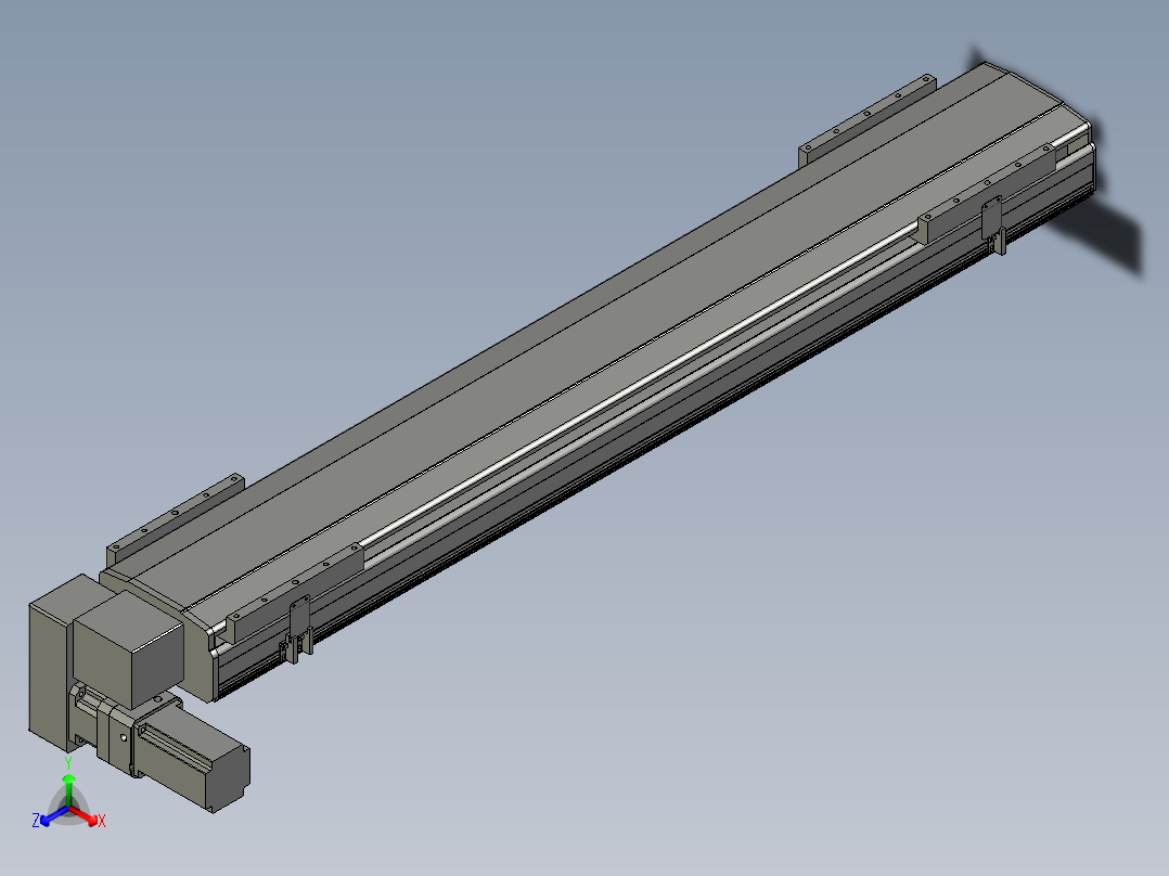 直线模组LHB21-L40-S1200-LD设计图纸