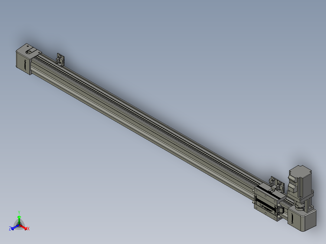 威洛博LB.GB同步带传动--欧规系列EBF5-L11-S950-BL-P20-C4正等轴测图