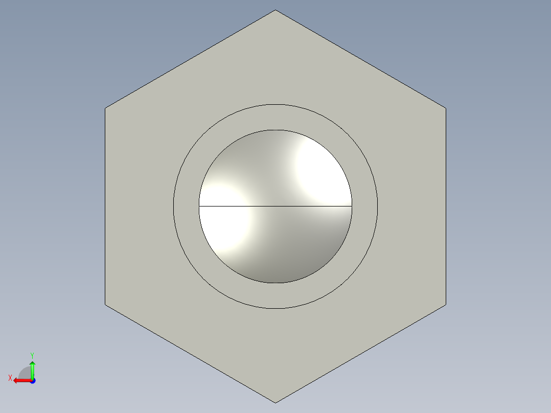 推力螺絲BJ748-3D多系列多零件图纸模型后视图