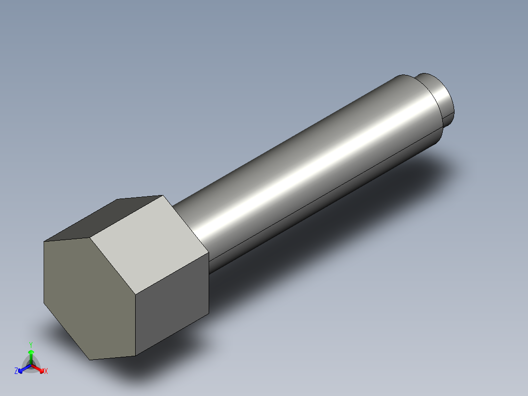推力螺絲BJ748-3D多系列多零件图纸模型正等轴测图
