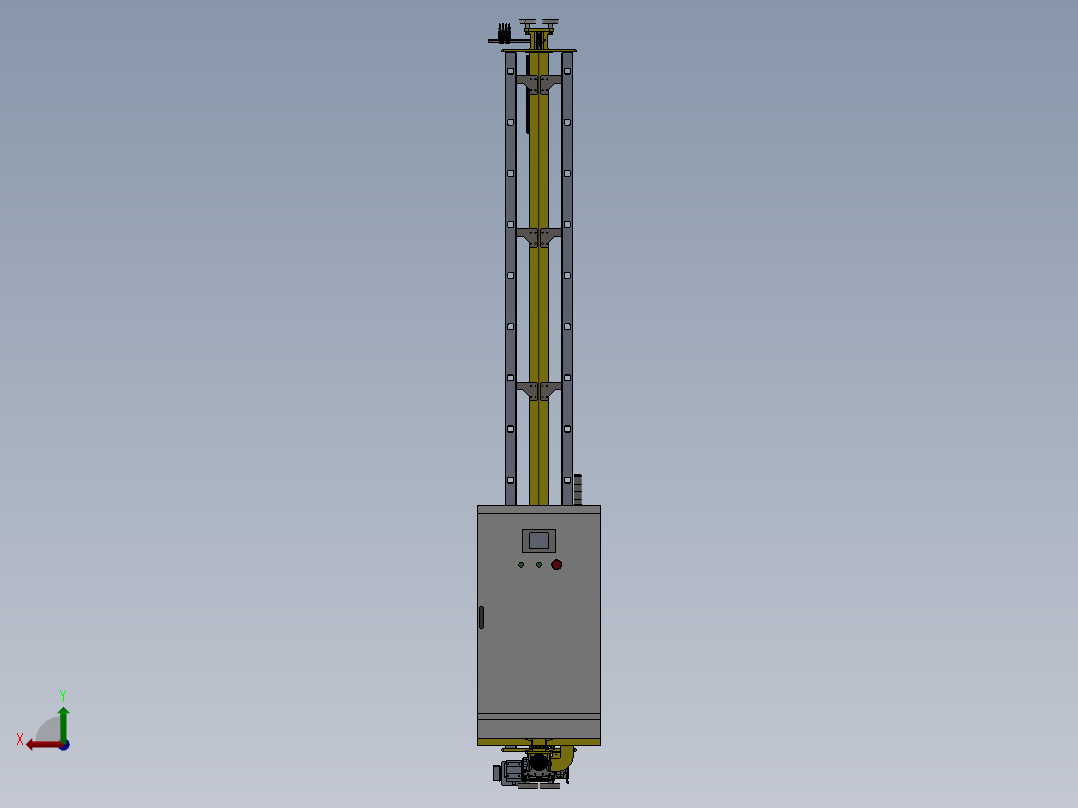 堆垛机图后视图